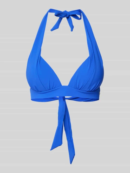 Zdjęcie produktu Top bikini z plisami model ‘MAHO SPRING’ Banana Moon Królewski niebieski
