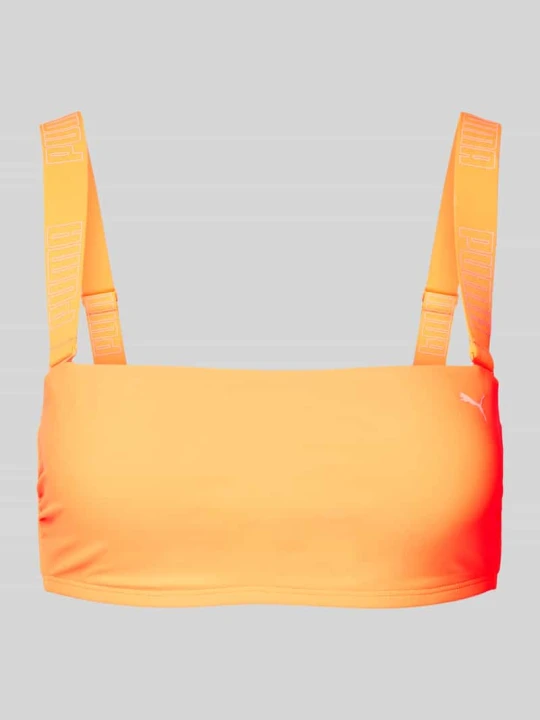 Zdjęcie produktu Stanik bikini z szerokimi, regulowanymi ramiączkami Puma Pomarańczowy