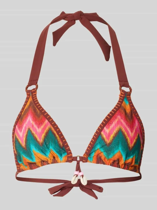 Zdjęcie produktu Góra od bikini z wiązaniem Model 'LIKO' Banana Moon Pomarańczowy