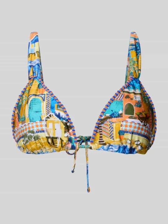 Zdjęcie produktu Top bikini z wiązaniem z tyłu model ‘Bindi’ Shiwi Niebieski