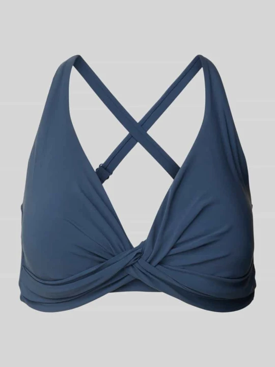 Zdjęcie produktu Top bikini z wiązanym detalem Barts Granatowy