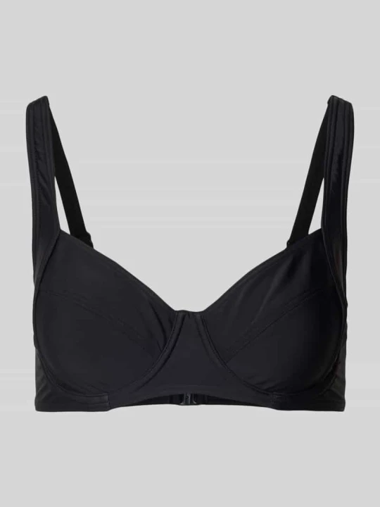 Zdjęcie produktu Top bikini z zapięciem na haftkę Lascana Czarny