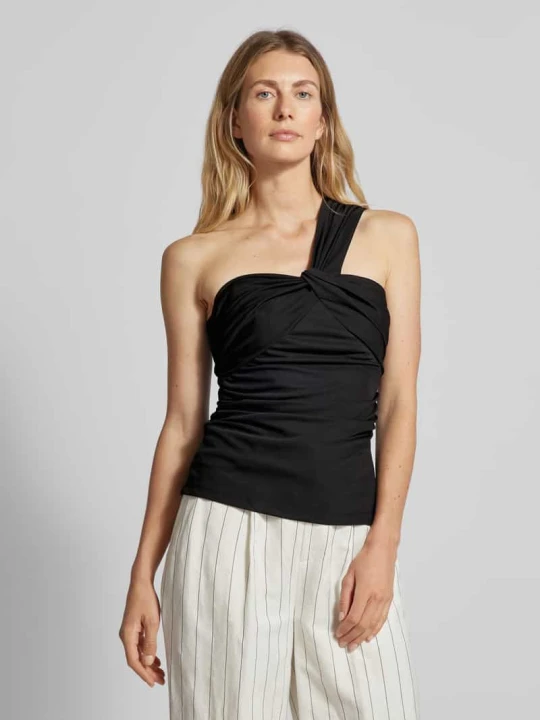 Zdjęcie produktu Top bluzkowy na jedno ramię model ‘VARADENI’ Lauren Ralph Lauren Czarny
