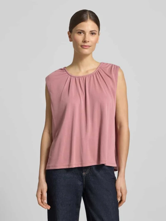 Zdjęcie produktu Top bluzkowy o kroju loose fit z mieszanki modalu model 'FILLI' Vero Moda Różowy