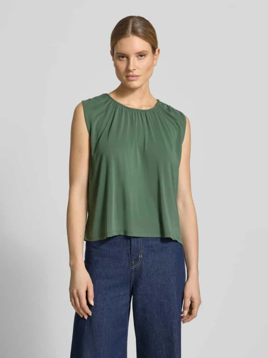 Zdjęcie produktu Top bluzkowy o kroju loose fit z mieszanki modalu model 'FILLI' Vero Moda Limonkowy