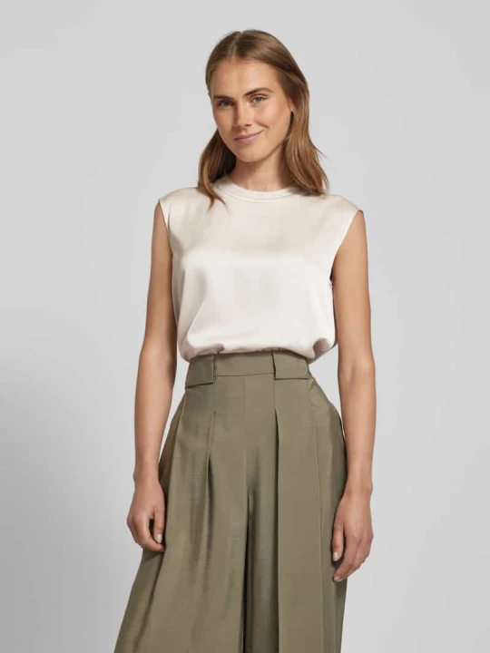 Zdjęcie produktu Top bluzkowy z rozcięciami po bokach Windsor Beżowy