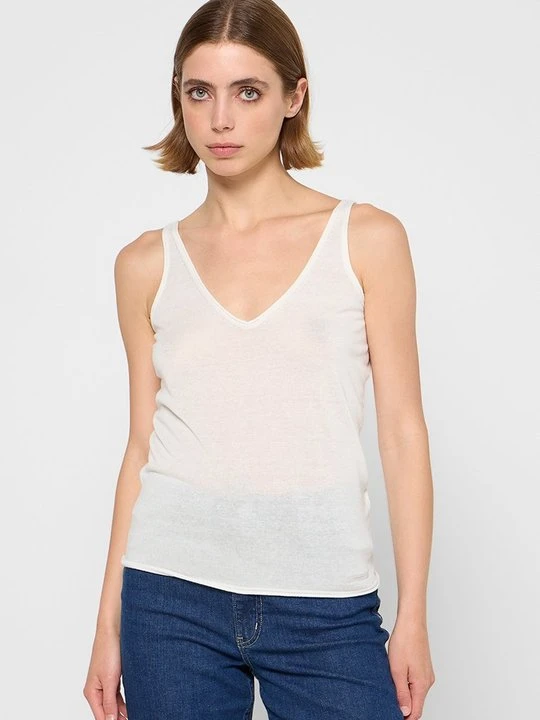 Zdjęcie produktu Top Calvin Klein mleczny