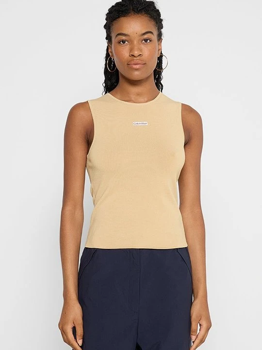 Zdjęcie produktu Top Calvin Klein Jeans beżowy