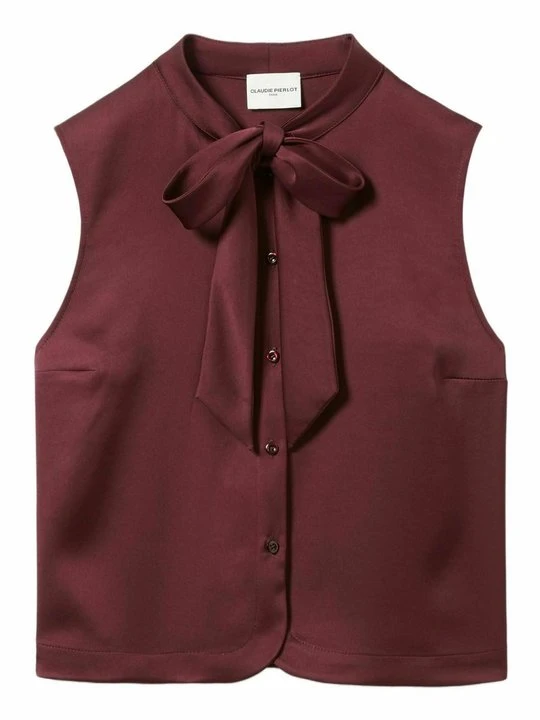 Zdjęcie produktu Top CLAUDIE PIERLOT bordowy
