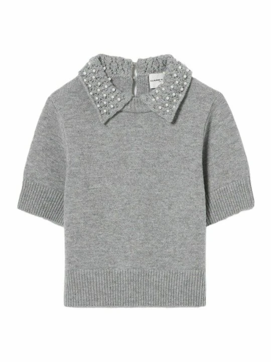 Zdjęcie produktu Top CLAUDIE PIERLOT szary melanż