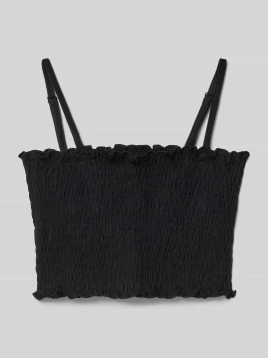 Zdjęcie produktu Top crop o kroju slim fit z wzorem na całej powierzchni s.Oliver Czarny