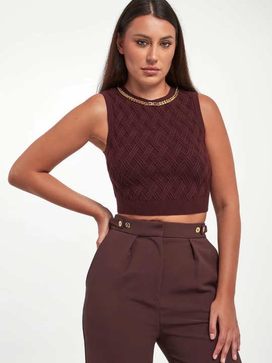 Zdjęcie produktu Top damski z łańcuchem ELISABETTA FRANCHI