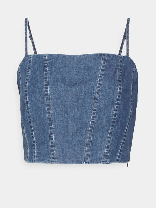 Zdjęcie produktu Top DKNY niebieski denim