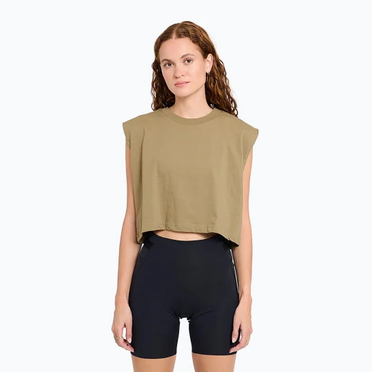 Zdjęcie produktu Top do biegania damski Ciele Athletics ORTank Cropped canvas Beżowy