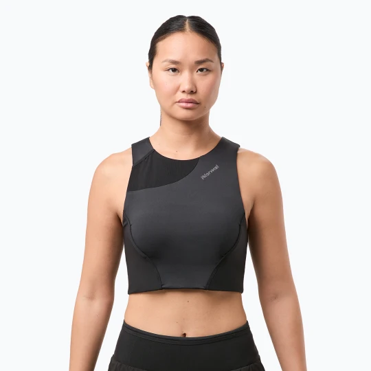 Zdjęcie produktu Top do biegania damski NNormal Trail Cropped Top black