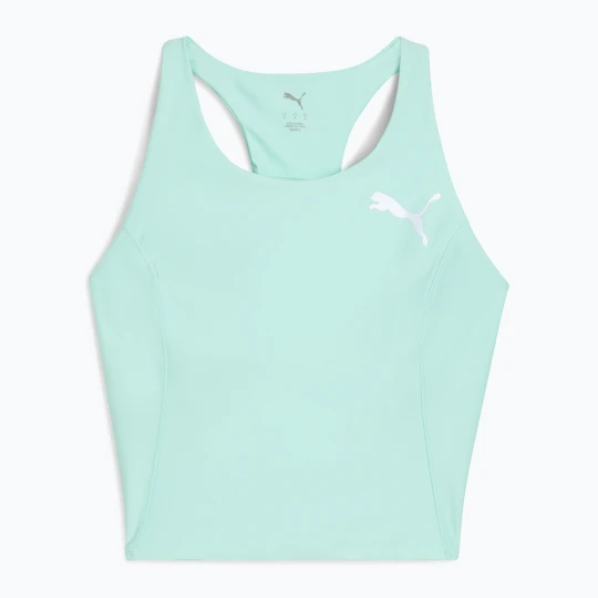 Zdjęcie produktu Top do biegania damski PUMA Raceday Ultraform Crop mint melt Zielony