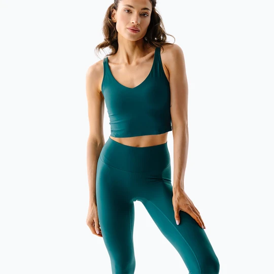 Zdjęcie produktu Top do jogi damski JOYINME Grace noir green