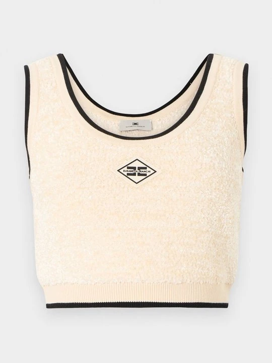 Zdjęcie produktu Top Elisabetta Franchi mleczny