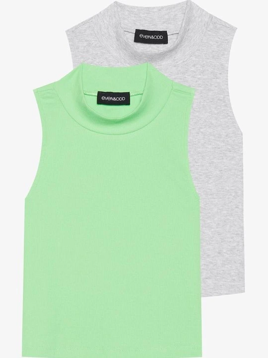 Zdjęcie produktu Top Even&Odd By Zalando jasnoszary melanż