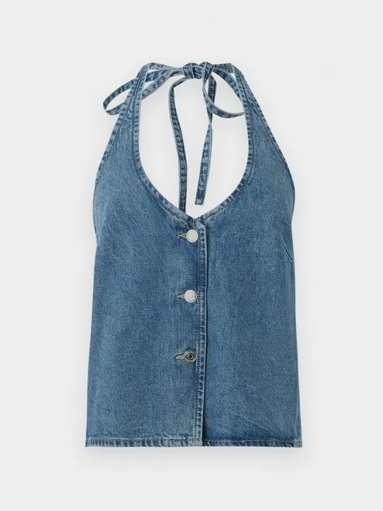 Zdjęcie produktu Top Gina Tricot niebieski denim
