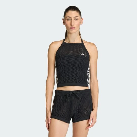 Zdjęcie produktu TOP KNITTED CROCHET Adidas czarny