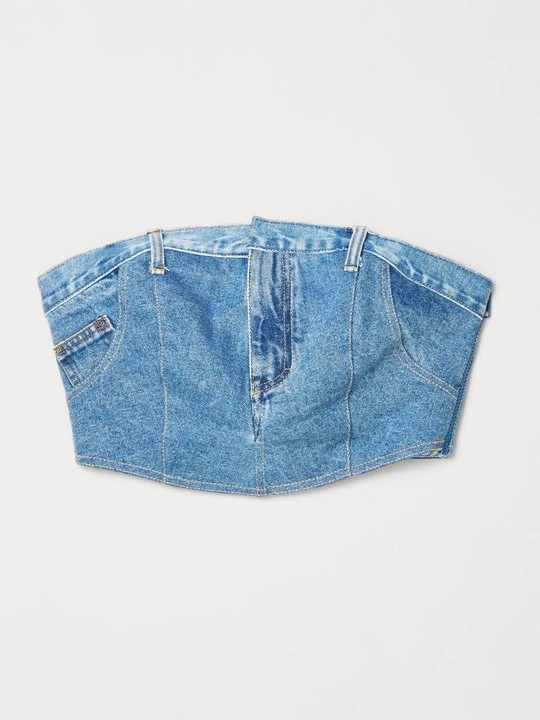 Zdjęcie produktu Top Ksenia Schnaider niebieski denim