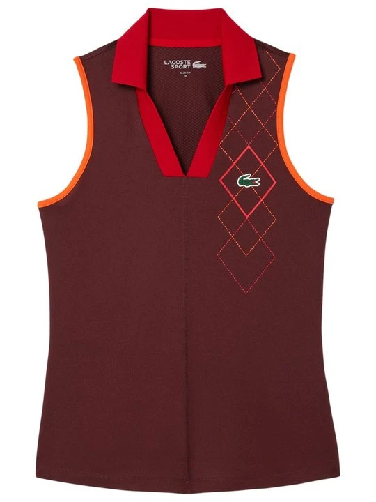 Zdjęcie produktu Top Lacoste bordowy