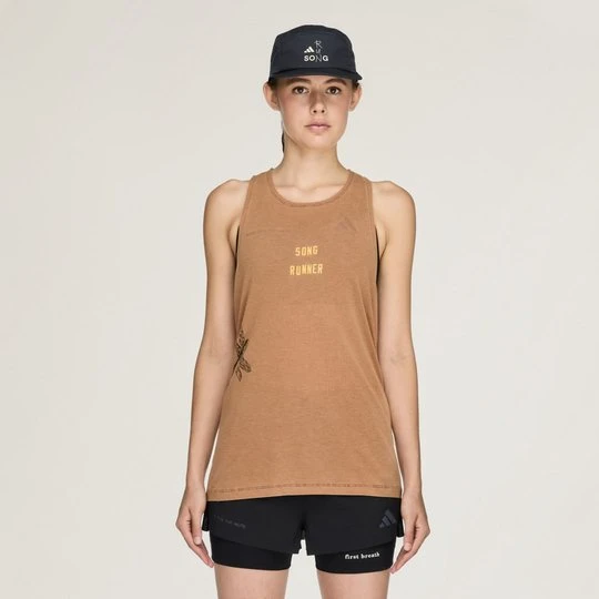 Zdjęcie produktu Top na ramiączkach adidas Bieganie x Song For The Mute Dusky Bronze