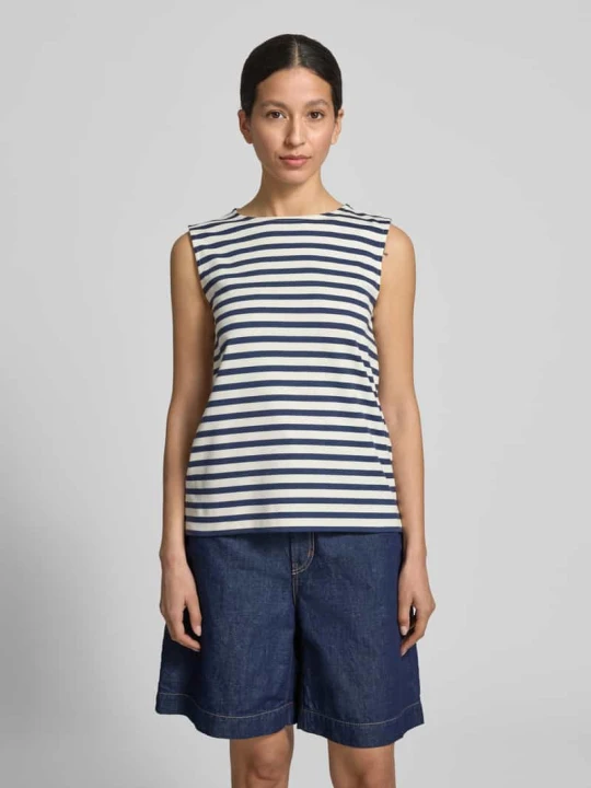 Zdjęcie produktu Top na ramiączkach o kroju regular fit z czystej bawełny model 'MULTIH' Weekend Max Mara Écru