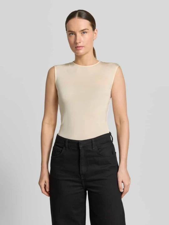 Zdjęcie produktu Top na ramiączkach o kroju regular fit z mieszanka wiskozy model 'BELLICO' MAX&Co. Écru