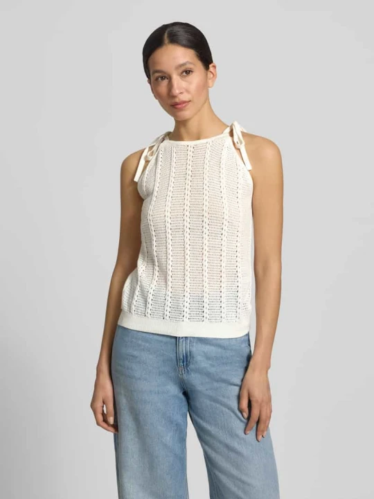 Zdjęcie produktu Top na ramiączkach o kroju relaxed fit z mieszanka bawełny model 'LUX LIGHT' Vero Moda Écru