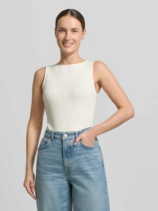 Zdjęcie produktu Top na ramiączkach o kroju slim fit z mieszanki bawełny Model 'RUBY' Vero Moda Biały