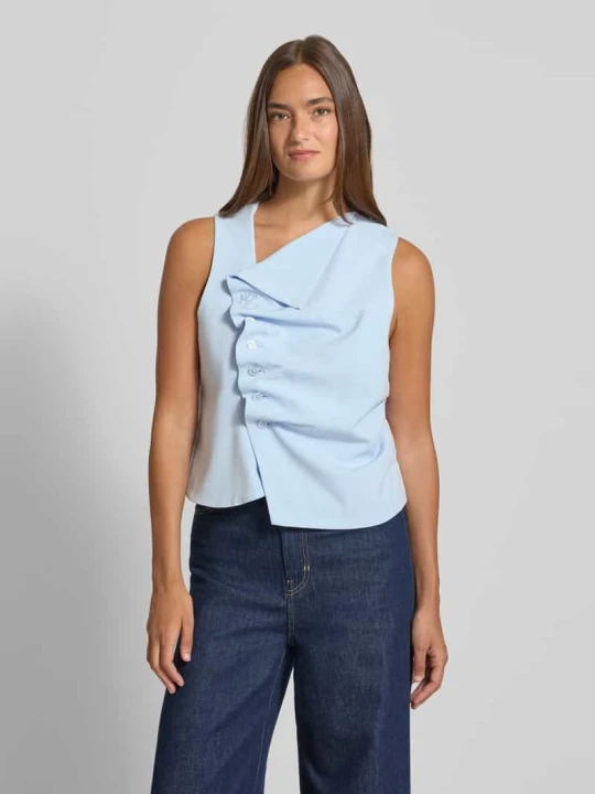 Zdjęcie produktu Top o asymetrycznym wyglądzie My Essential Wardrobe Jasnoniebieski