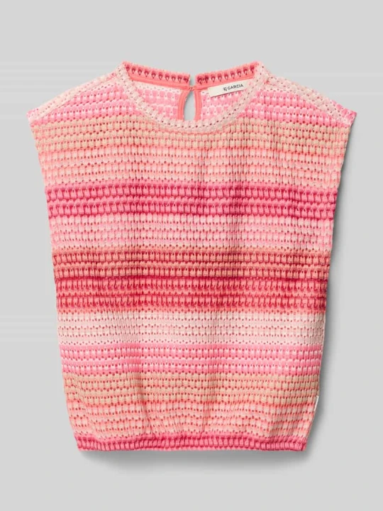 Zdjęcie produktu Top o dzianinowym wyglądzie w kroju regular fit Garcia Koralowy
