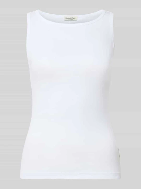 Zdjęcie produktu Top o kroju regular fit z czystej bawełny Marc O'Polo Biały