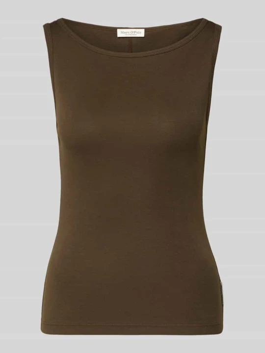 Zdjęcie produktu Top o kroju regular fit z czystej bawełny Marc O'Polo Średniobrązowy