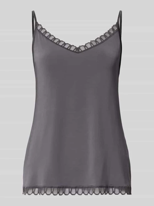 Zdjęcie produktu Top o kroju relaxed fit z mieszanki wiskozy model ‘Poetry’ Mey Ciemnoszary