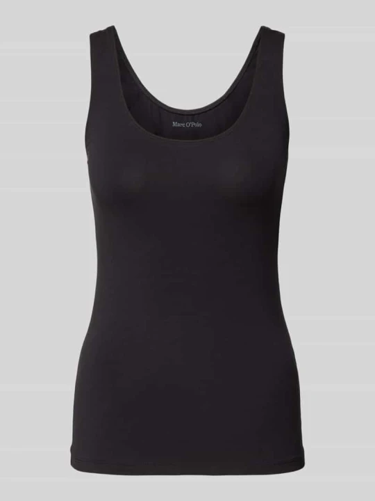 Zdjęcie produktu Top o kroju shaped fit z dodatkiem bawełny Marc O'Polo Czarny