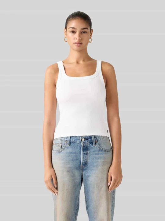 Zdjęcie produktu Top o kroju slim fit z mieszanki bawełny Levi's Biały