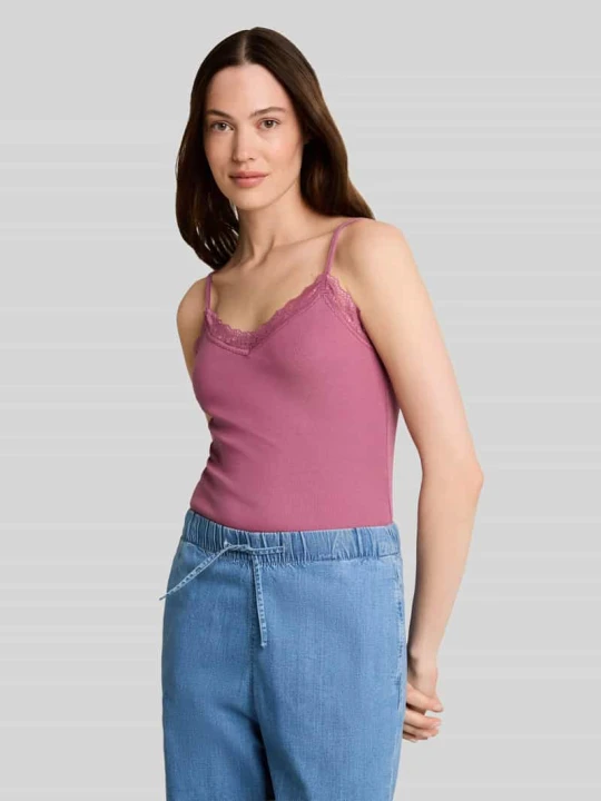 Zdjęcie produktu Top o kroju slim fit z mieszanki bawełny Tom Tailor