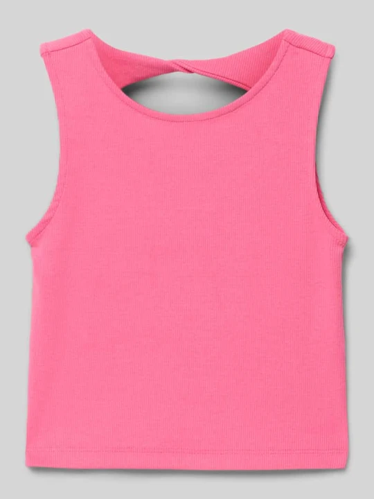Zdjęcie produktu Top o kroju slim fit z wycięciem z tyłu s.Oliver Mocnoróżowy
