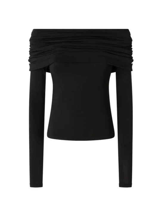 Zdjęcie produktu Top off-shoulder z dekoltem typu carmen - 95% wiskoza - PALOMA LAÏF