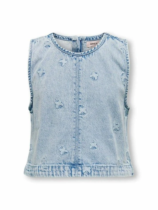 Zdjęcie produktu Top ONLY GIRLS jasnoniebieski denim