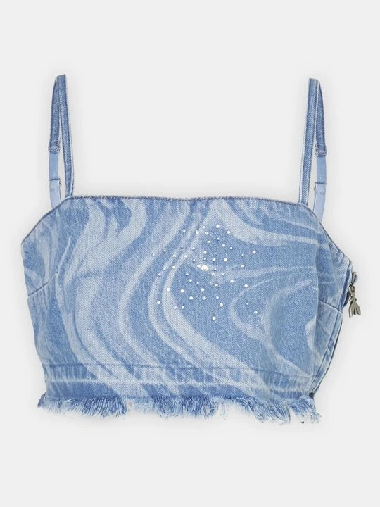 Zdjęcie produktu Top Patrizia Pepe jasnoniebieski denim