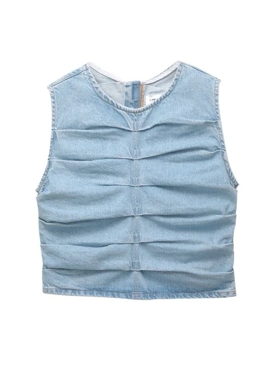 Zdjęcie produktu Top PULL&BEAR niebieski denim
