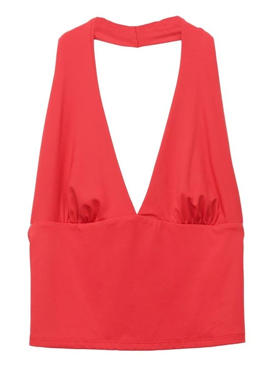 Zdjęcie produktu Top PULL&BEAR czerwony