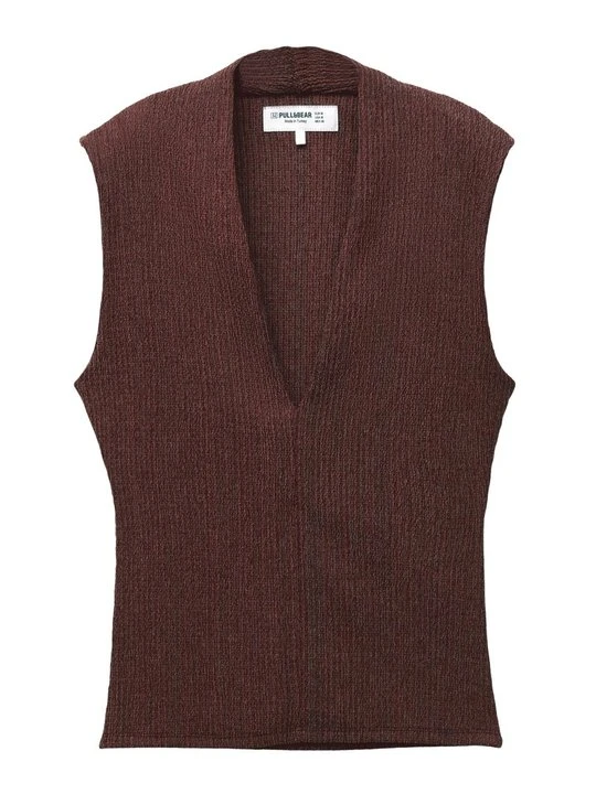 Zdjęcie produktu Top PULL&BEAR bordowy