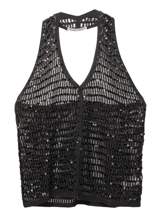 Zdjęcie produktu Top PULL&BEAR czarny