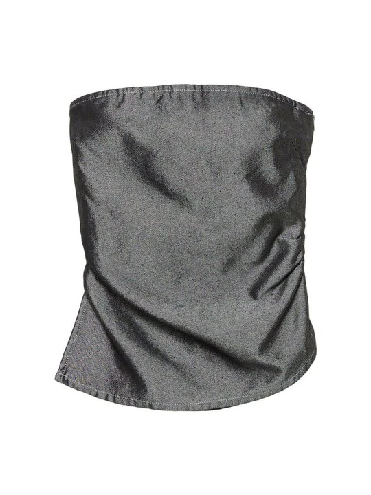 Zdjęcie produktu Top PULL&BEAR srebrny