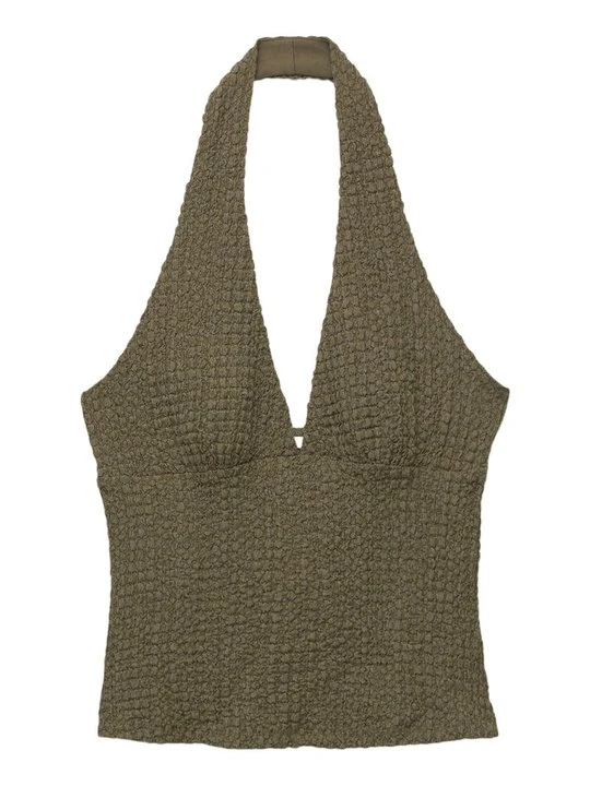 Zdjęcie produktu Top PULL&BEAR khaki